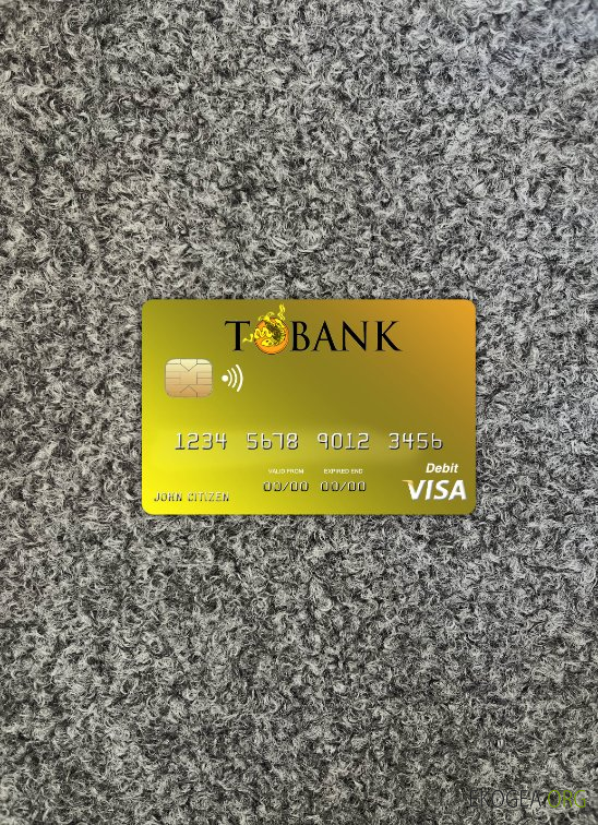 Photolook carte visa bancaire Bhoutan T recto